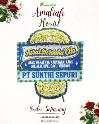 Papan Bunga Duka di Purbosari