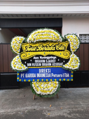 Papan Bunga Duka di Purbosari