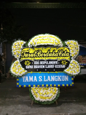 Papan Bunga Duka di Purbosari