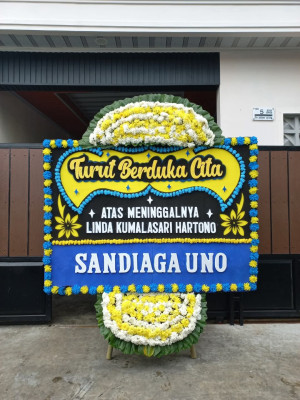 Papan Bunga Duka di Purbosari